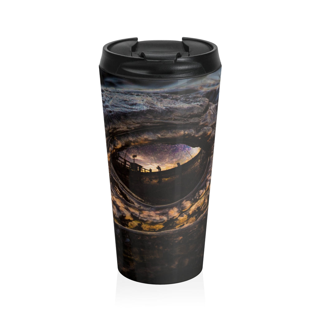 Stainless Steel Travel Mug (15oz) Free Shipping Eye of the Gator.