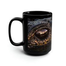 Load image into Gallery viewer, Eye of the Gator Black Mug, 15oz
