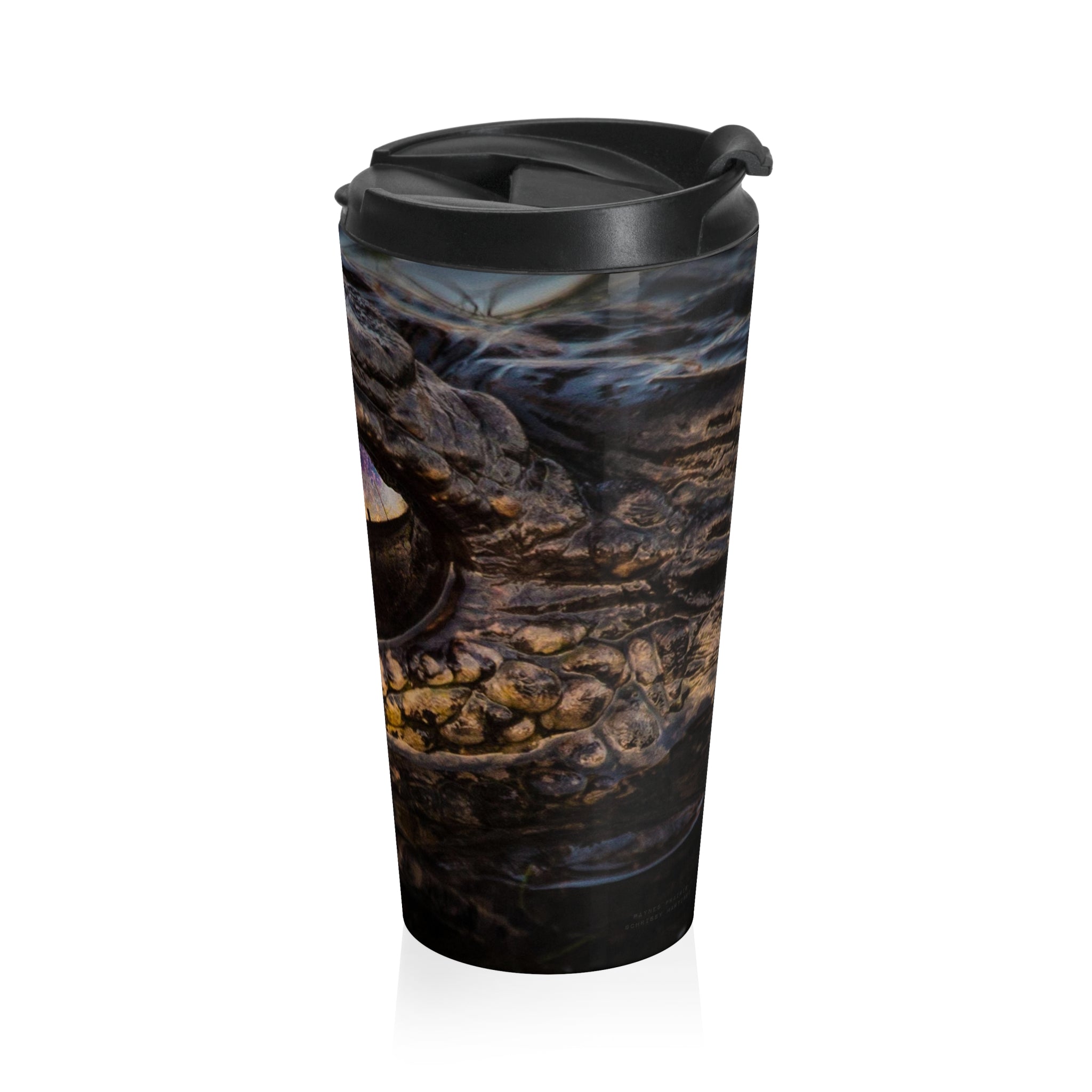 Stainless Steel Travel Mug (15oz) Free Shipping Eye of the Gator.