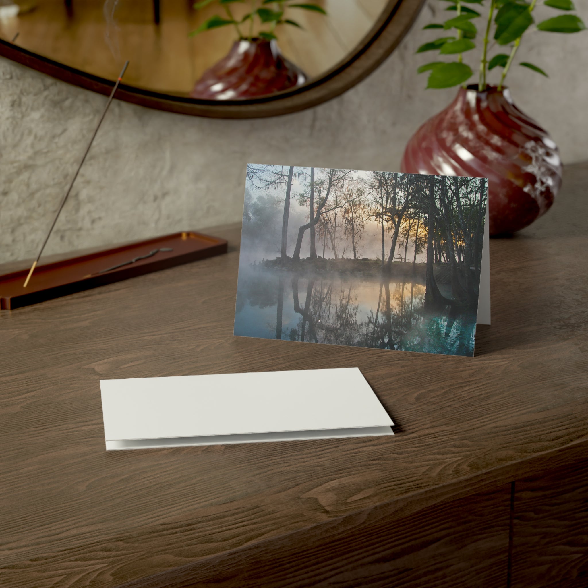 Below the Mist (5x7 Greeting Card) Free Shipping